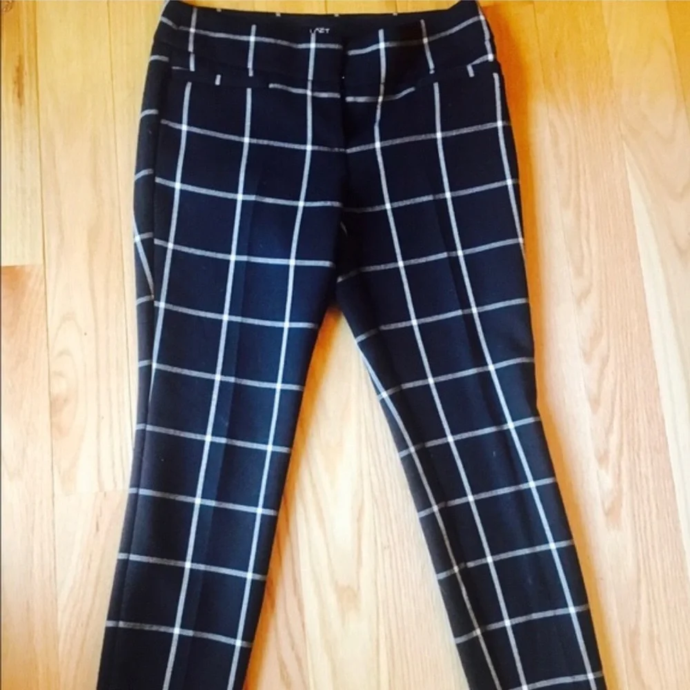 🎀LOFT🎀Bi-Stretch Windowpane Pants - Picture 3 of 8